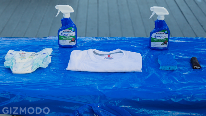 Illustration for article titled NeverWet's Clear Water-Repelling Spray: Less Magic, More Wet